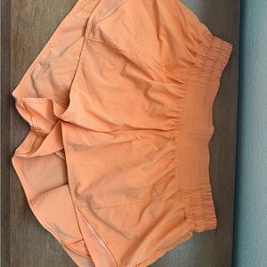 Orange Lululemon Women's Shorts